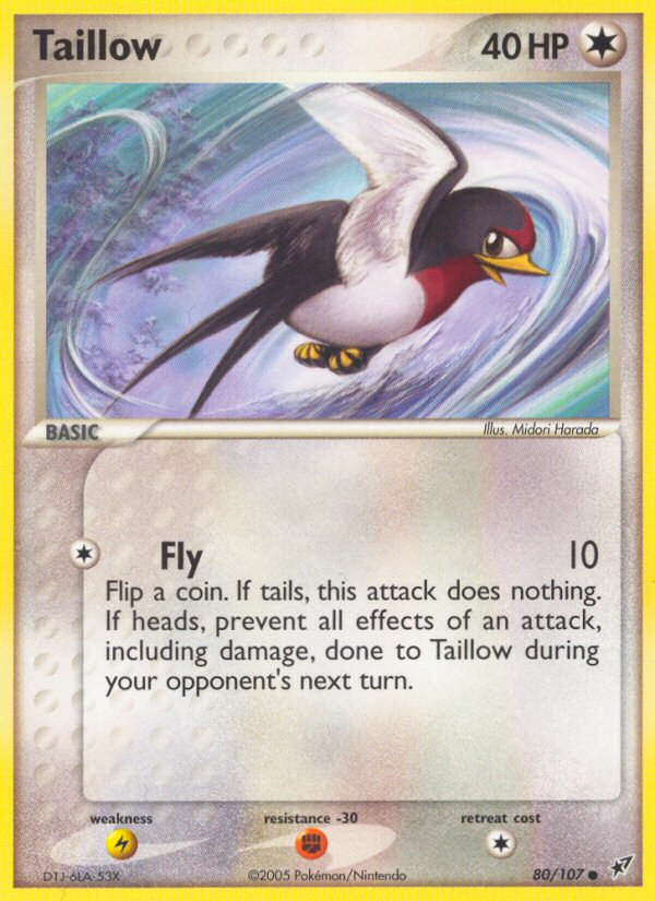 EX Deoxys Taillow #80/107