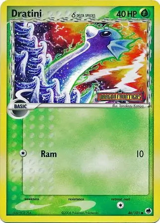 EX Dragon Frontiers Dratini #46/101 reverse holo