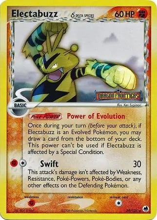 EX Dragon Frontiers Electabuzz #29/101 reverse holo