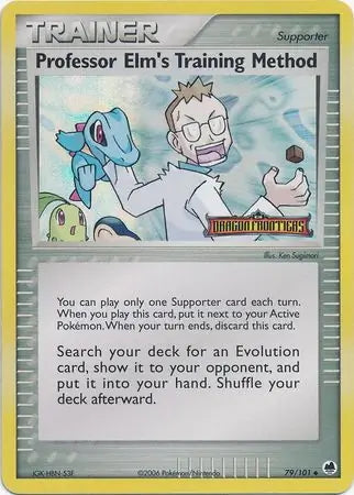 EX Dragon Frontiers Professor Elm's Training Method #79/101 reverse