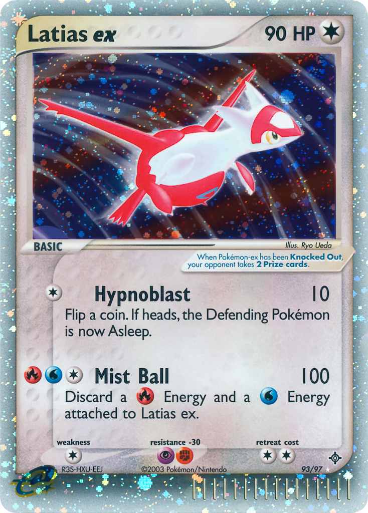 EX Dragon Holo Latias EX #93/97