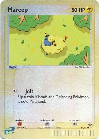 EX Dragon Mareep #64/97 reverse holo