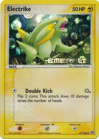 EX Emerald Electrike #47/106 reverse holo