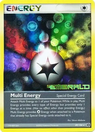 EX Emerald Multi Energy #89/106 reverse holo