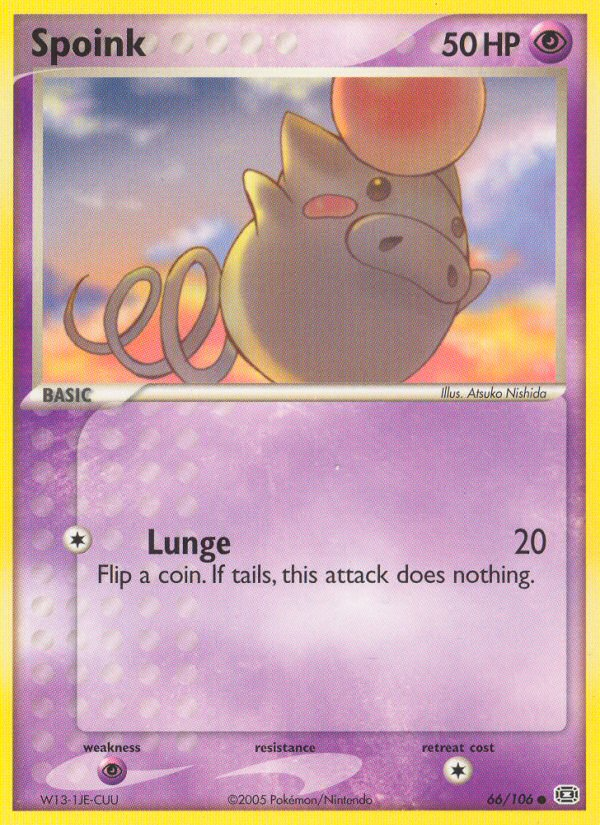 EX Emerald Spoink #66/106