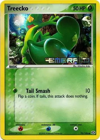 EX Emerald Treecko #70/106 reverse holo