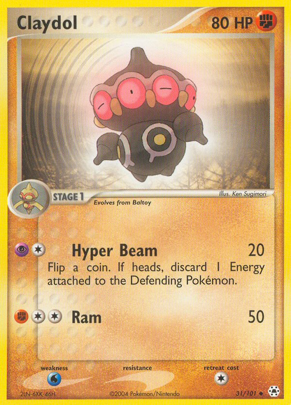 EX Hidden Legends Claydol #31/101