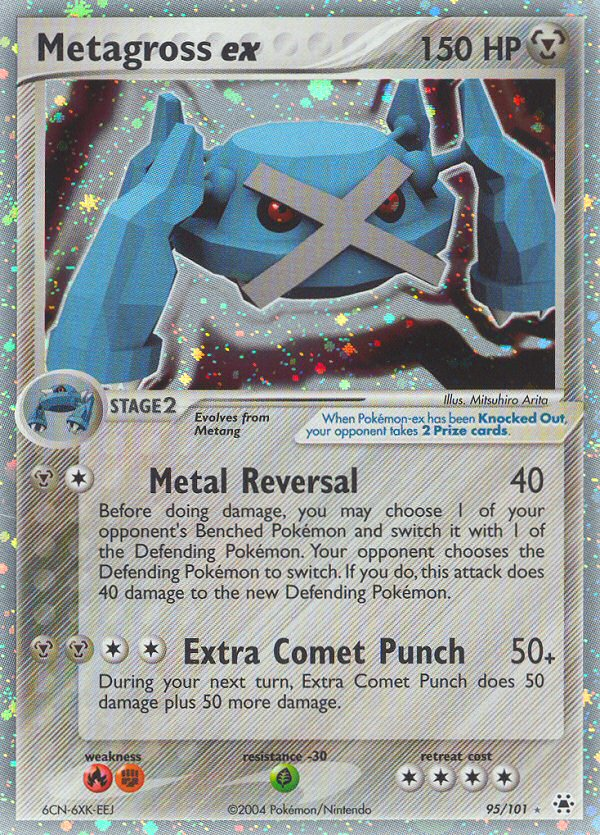 EX Hidden Legends Metagross EX #95/101