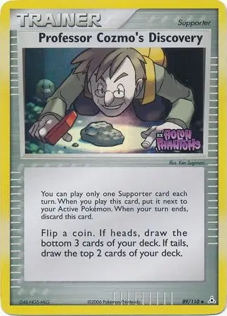EX Holon Phantoms Professor Cozmo’s Discovery #89/110 reverse holo