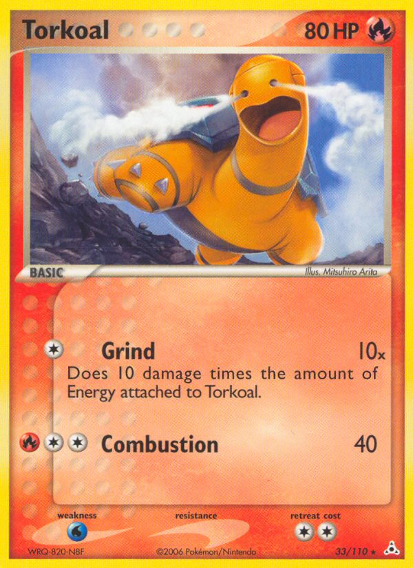 EX Holon Phantoms Torkoal #33/110