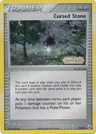 EX Legend Maker Cursed Stone #72/92 reverse holo