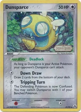 EX Legend Maker Dunsparce #31/92 reverse holo