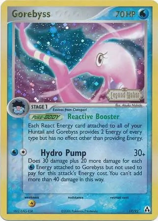EX Legend Maker Gorebyss #17/92 reverse holo