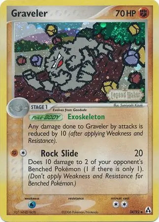 EX Legend Maker Graveler #34/92 reverse holo