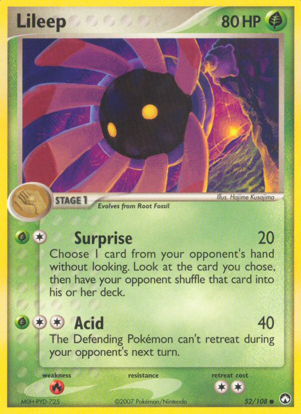 EX Power Keepers Lileep #52/108