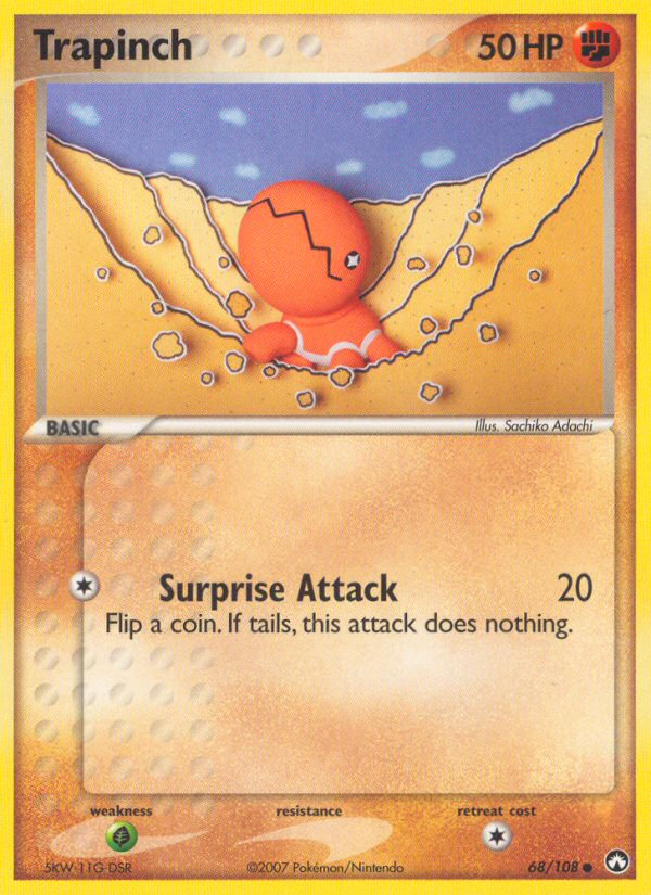EX Power Keepers Trapinch #68/108