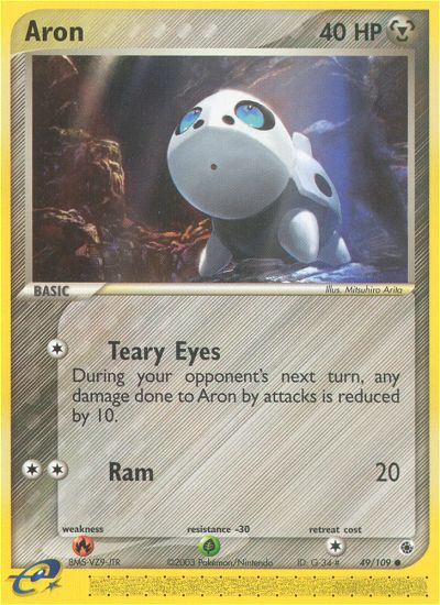 EX Ruby&Sapphire Aron #49/109