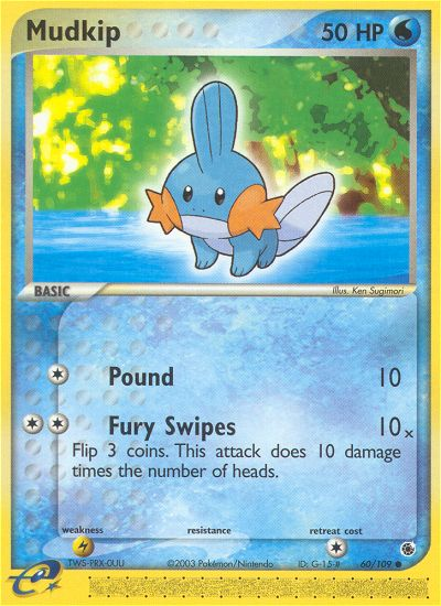 EX Ruby&Sapphire Mudkip #60/109