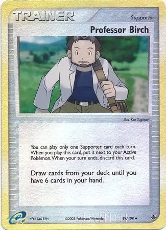 EX Ruby&Sapphire Professor Birch #89/109 reverse holo