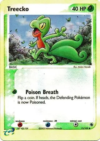 EX Ruby&Sapphire Treecko #75/109 reverse holo