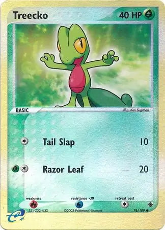 EX Ruby&Sapphire Treecko #76/109 reverse holo