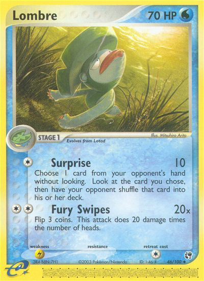 EX Sandstorm Lombre #46/100