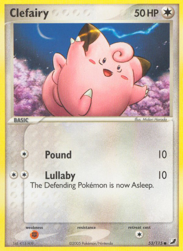 EX Unseen Forces Clefairy #53/115