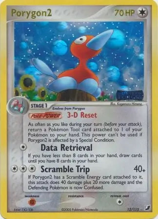 EX Unseen Forces Porygon2 #12/115 reverse holo