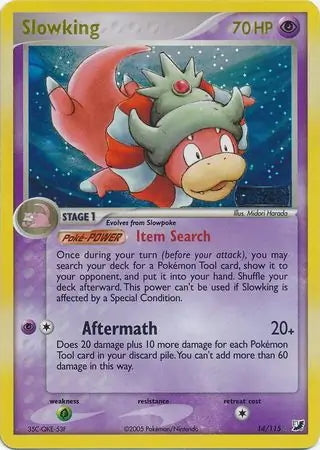 EX Unseen Forces Slowking #14/115 reverse holo