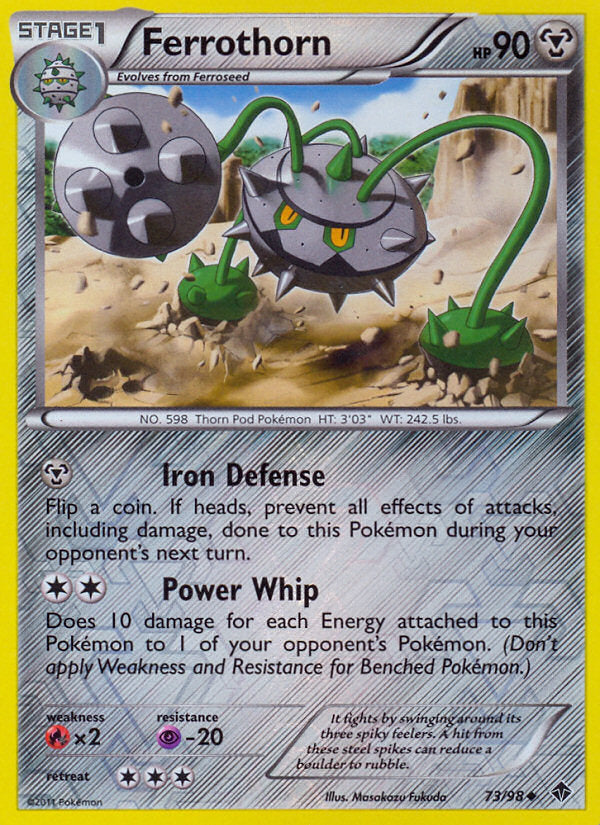 Emerging Powers Ferrothorn #73/98 reverse holo