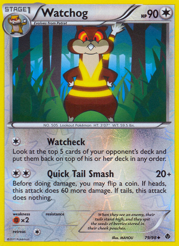 Emerging Powers Watchog #79/98 reverse holo