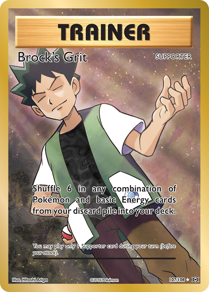 Evolutions Brock's Grit #107/108