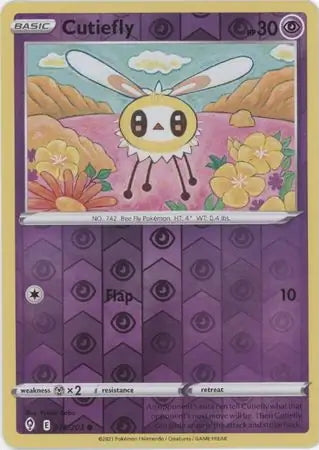 Evolving Skies Cutiefly #78/203 reverse holo