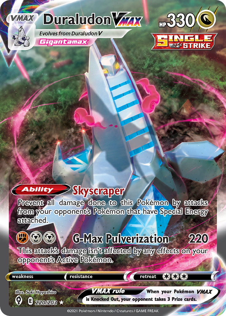 Evolving Skies Duraludon VMAX #220/203