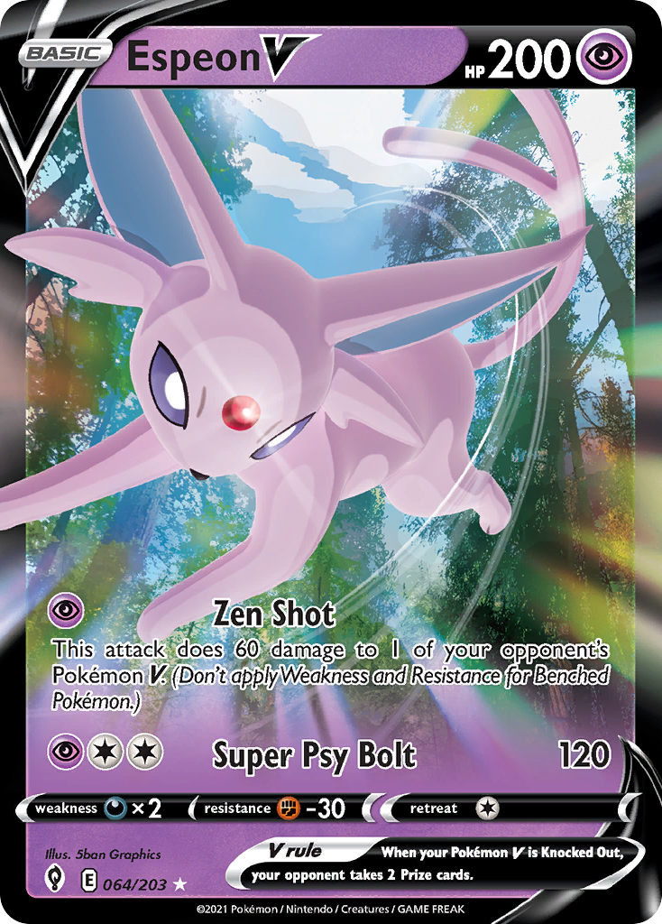 Evolving Skies Espeon V #64/203