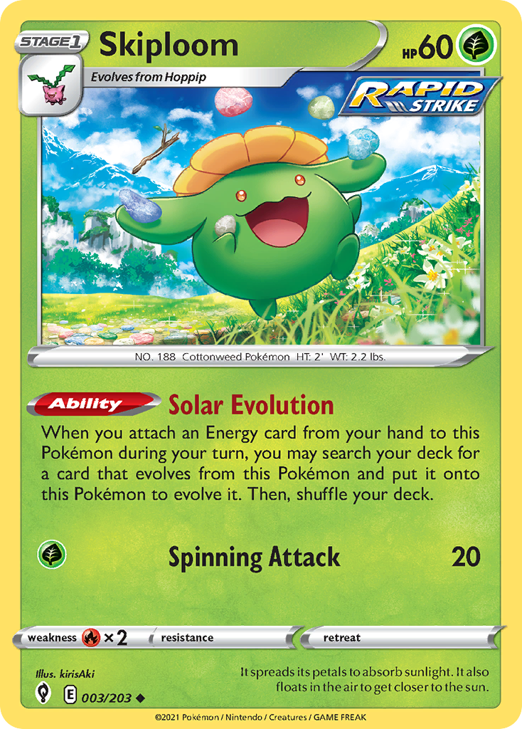 Evolving Skies Skiploom #3/203