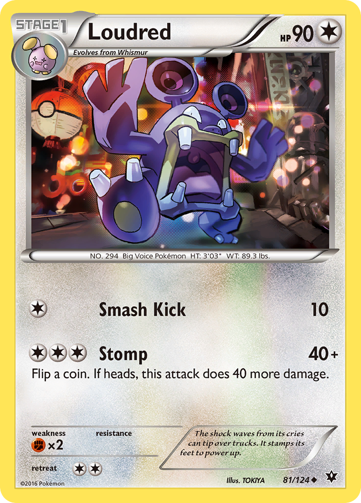 Fates Collide Loudred #81/124