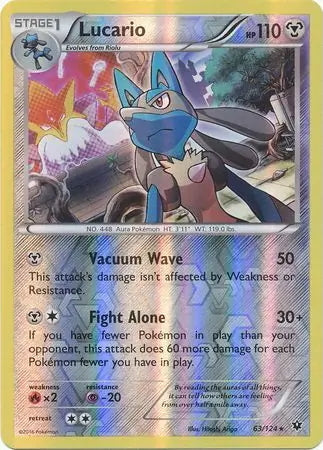 Fates Collide Lucario #63/124 reverse holo