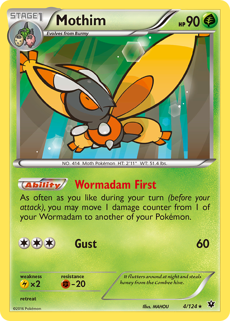 Fates Collide Mothim #4/124