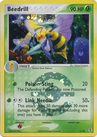 FireRed & LeafGreen Beedrill #1/112 reverse holo