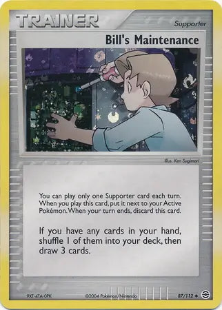 FireRed & LeafGreen Bill’s Maintenance #87/112 reverse holo