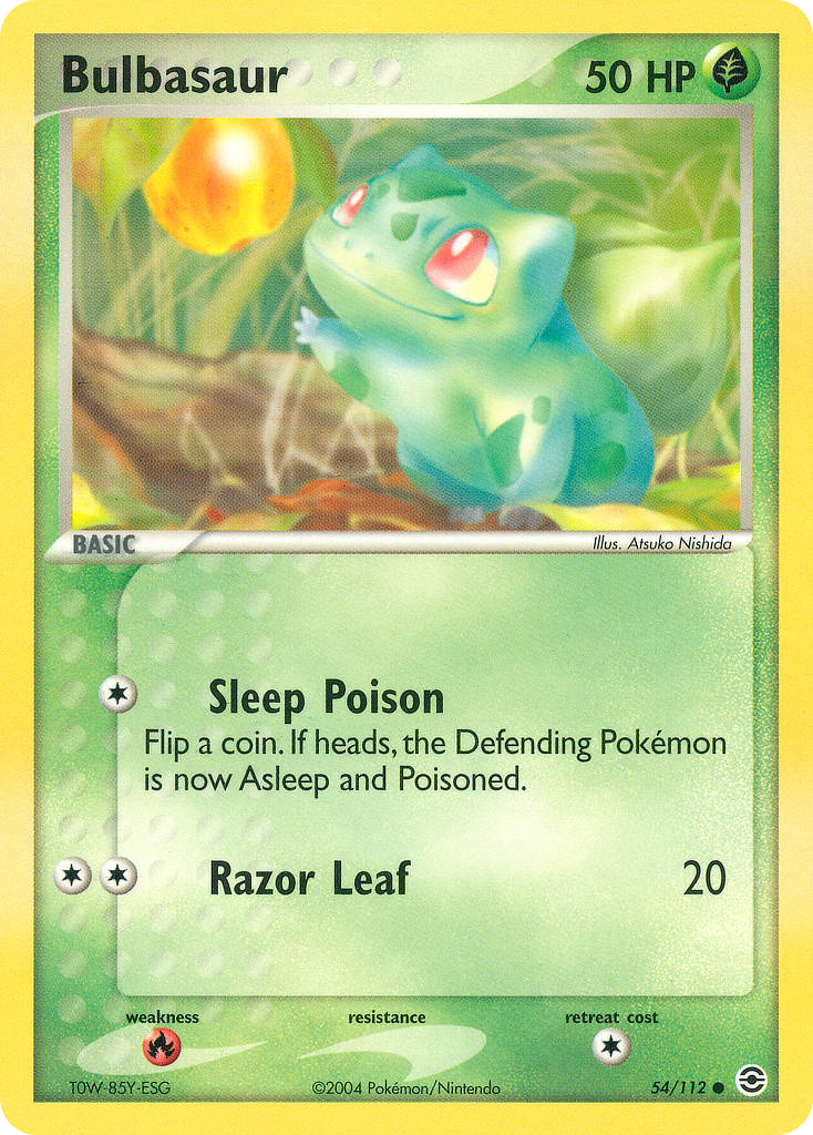 FireRed & LeafGreen Bulbasaur #54/112
