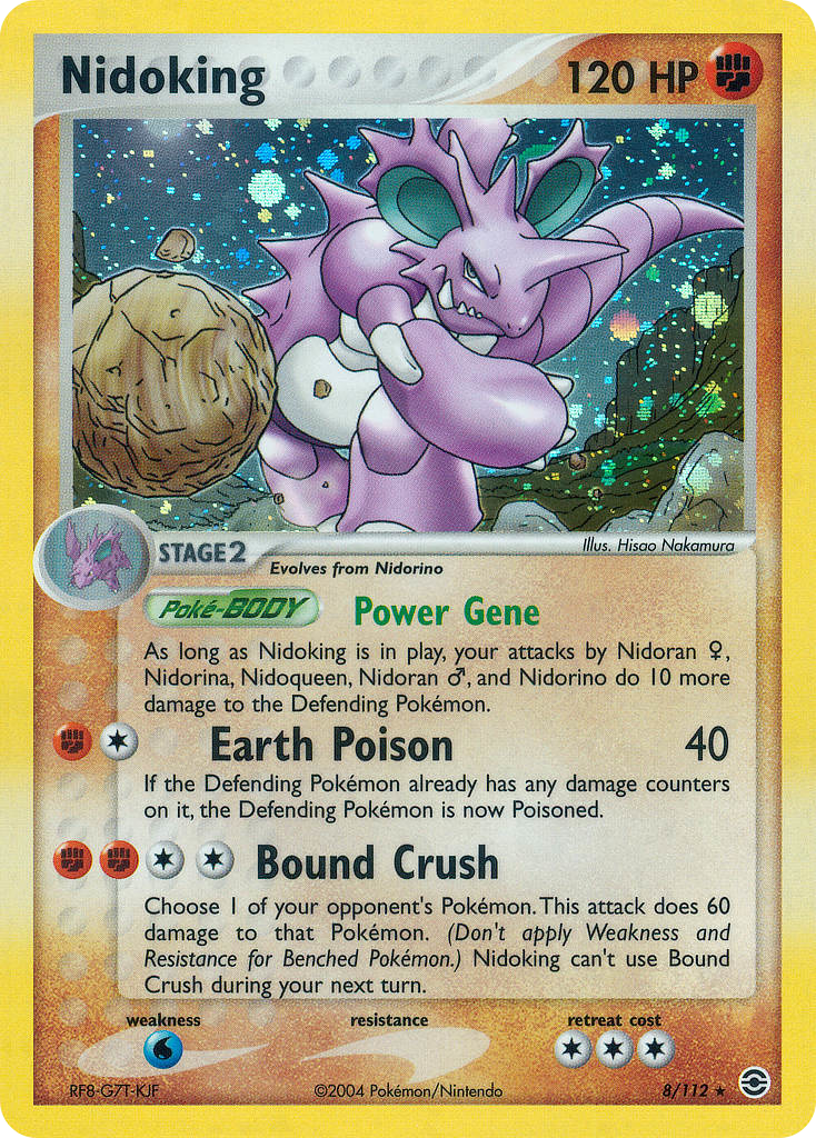 FireRed & LeafGreen Holo Nidoking #8/112