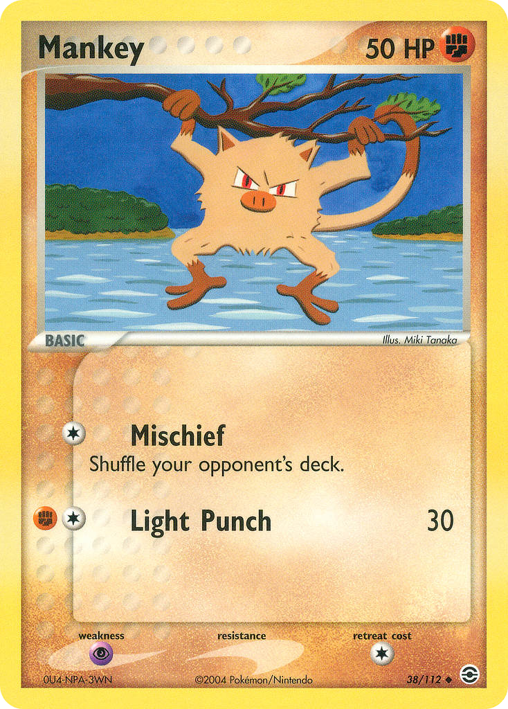 FireRed & LeafGreen Mankey #38/112