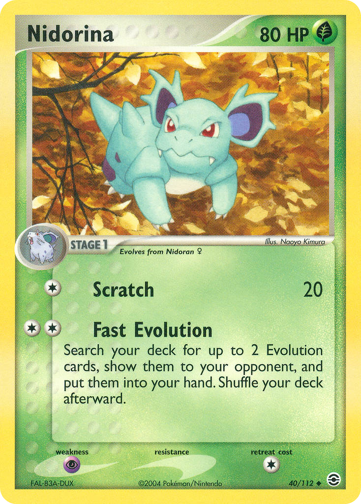FireRed & LeafGreen Nidorina #40/112
