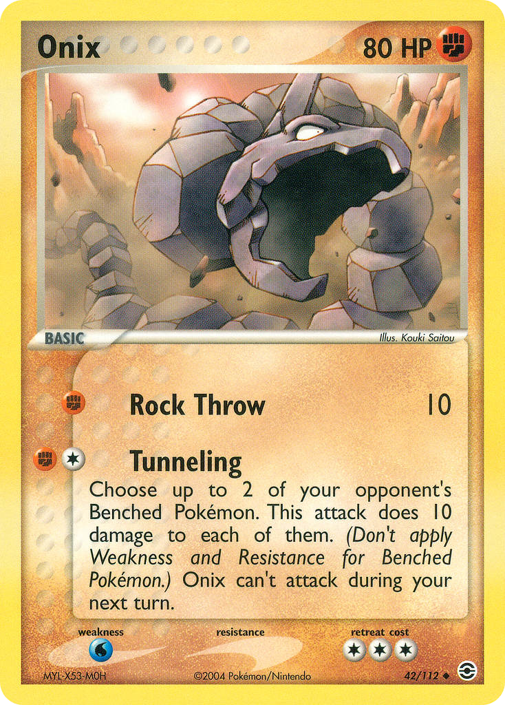 FireRed & LeafGreen Onix #42/112