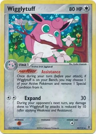 FireRed & LeafGreen Wigglytuff #52/112 reverse holo