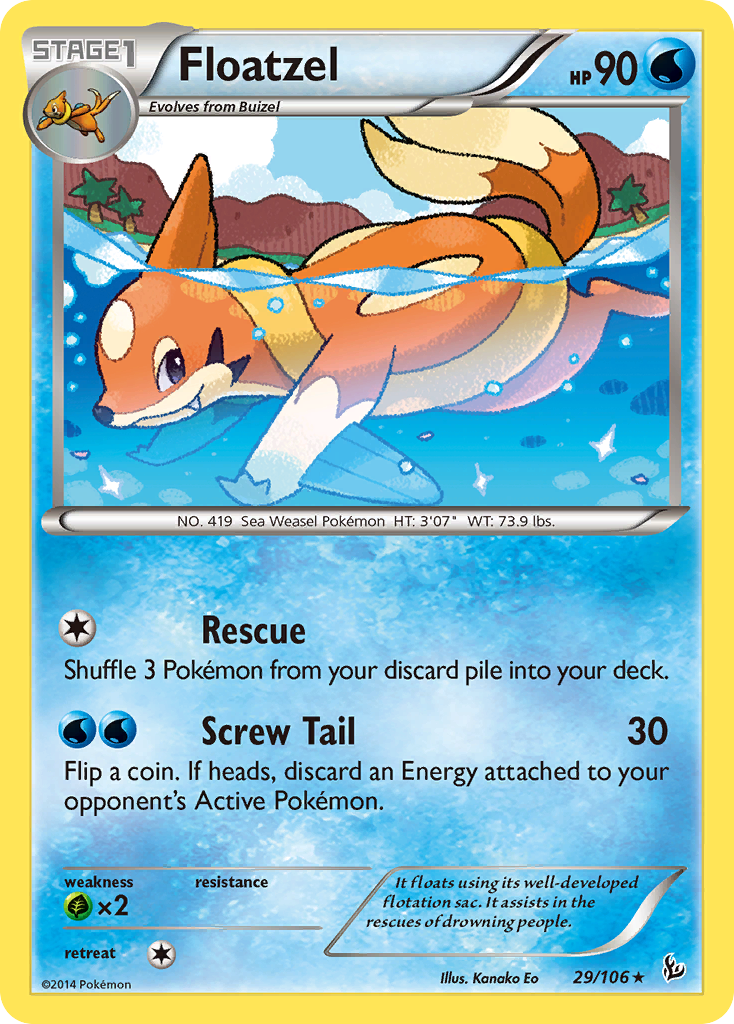 Flashfire Floatzel #29/106