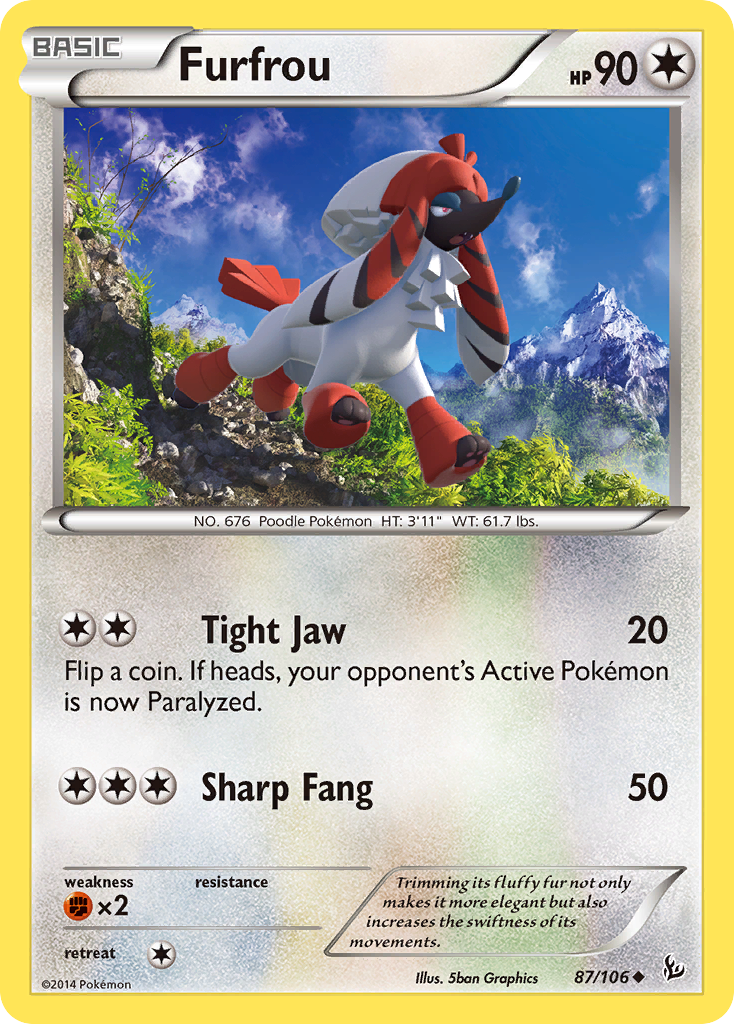 Flashfire Furfrou #87/106