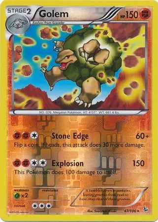 Flashfire Golem #47/106 reverse holo